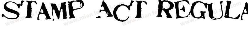 Stamp Act Regular字体转换